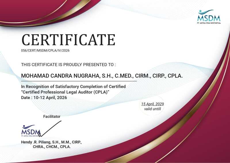Sertifikat CPLA