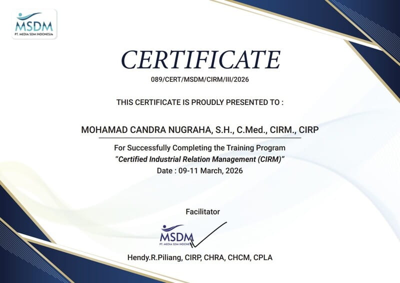 Sertifikat CIRP